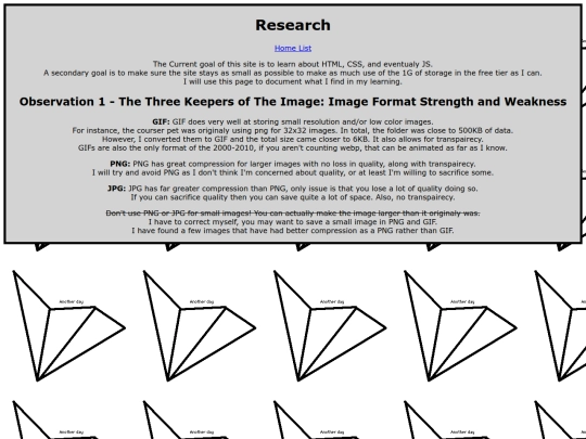 observations/Images screenshot