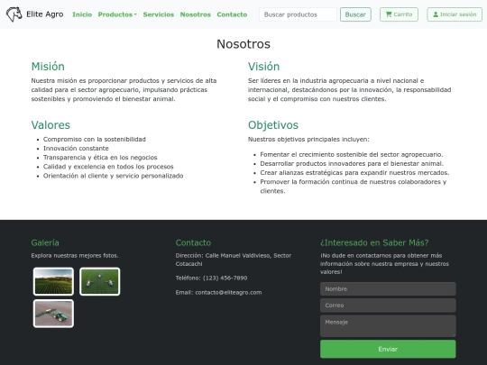 EliteAgroV1.8/pages/nosotros screenshot