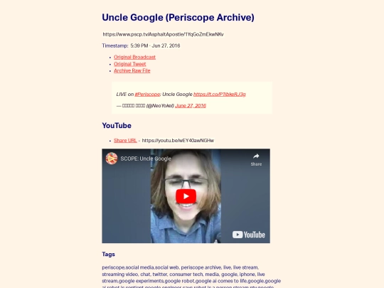 unclegoogle screenshot