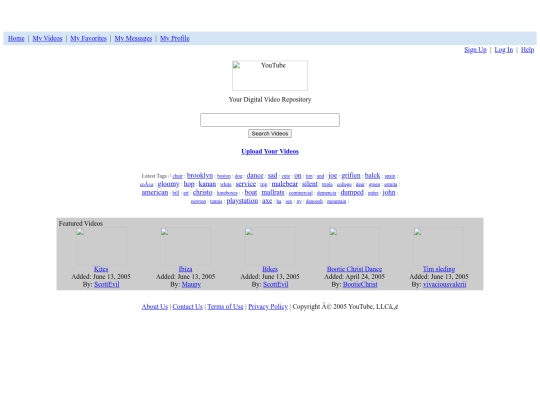 2006youtube screenshot