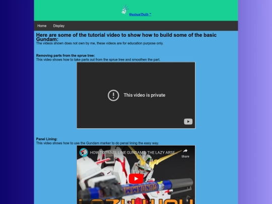 build screenshot