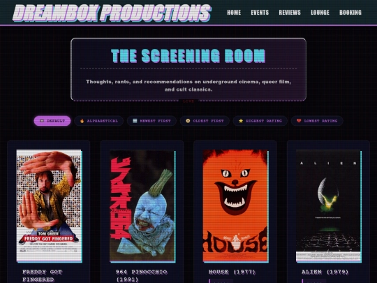 blog/reviews screenshot