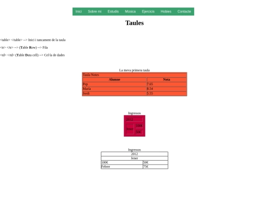 taula screenshot