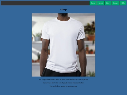 Shop screenshot
