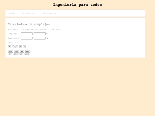 calculadoracomplejos screenshot