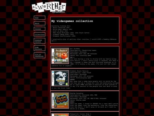 collections/games screenshot
