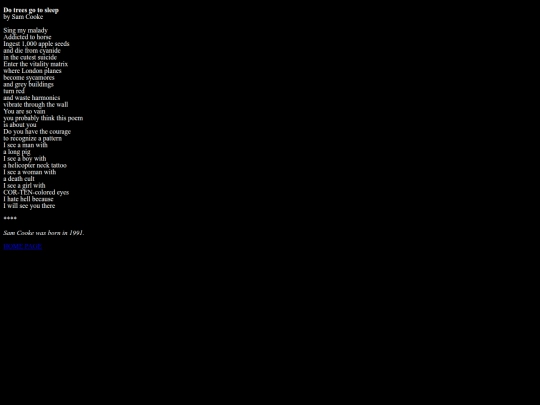 DoTreesGoToSleep screenshot