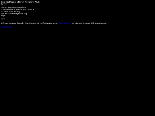 IAmTheDirectorOfEveryMovieEverMade screenshot