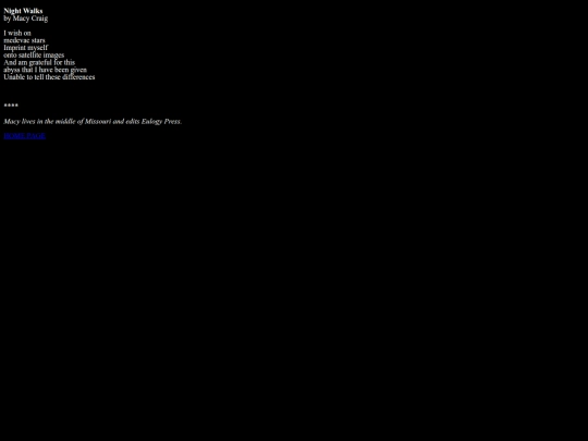 NightWalks screenshot