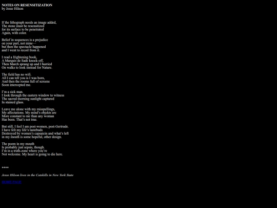 NotesOnResensitization screenshot