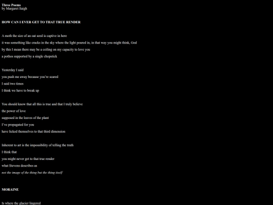 ThreePoems_MargaretSaigh screenshot
