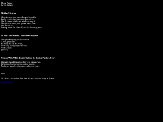 ThreePoems_NicSaluzzi screenshot