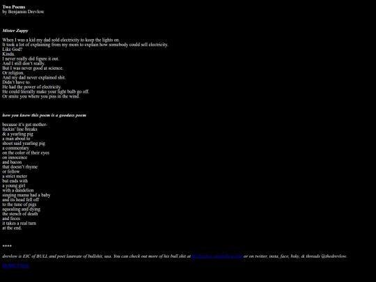 TwoPoems_Drevlow screenshot