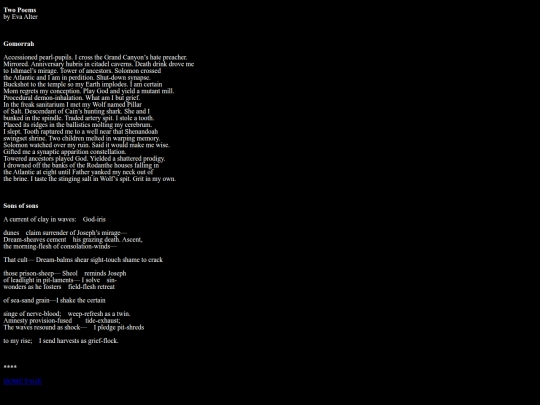 TwoPoems_EvaAlter screenshot