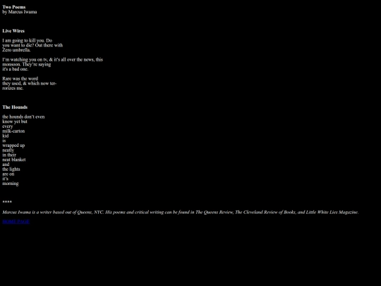 TwoPoems_MarcusIwama screenshot