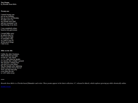 TwoPoems_RicardoSosaMelo screenshot