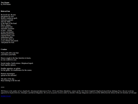 TwoPoems_WillRusso screenshot