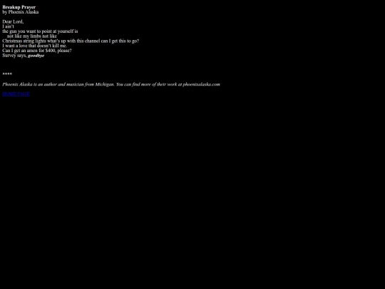 breakupprayer screenshot