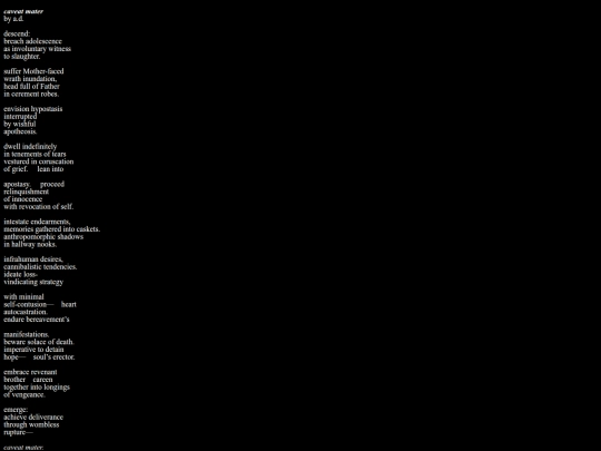 caveatmater screenshot