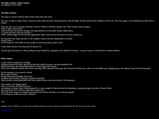jessicasraincountry screenshot