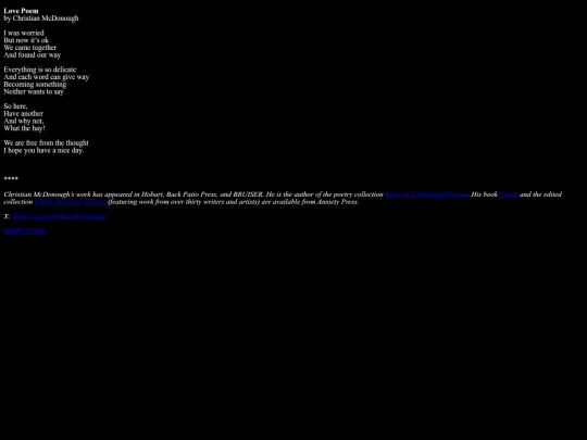 lovepoem screenshot