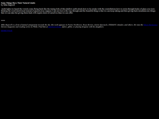 naturallimits screenshot