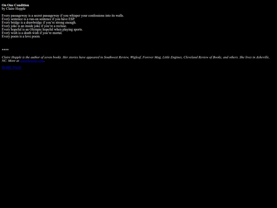 ononecondition screenshot