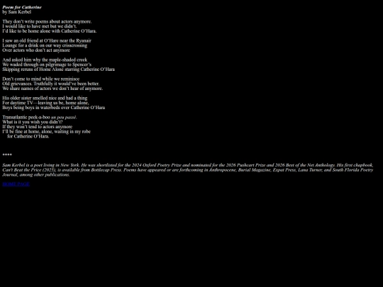 poemforcatherine screenshot