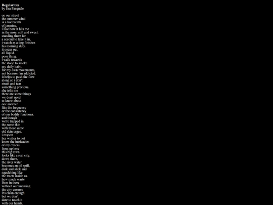 regularities screenshot
