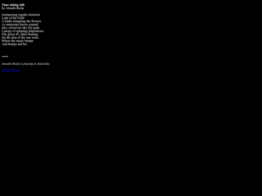 timesittingstill screenshot