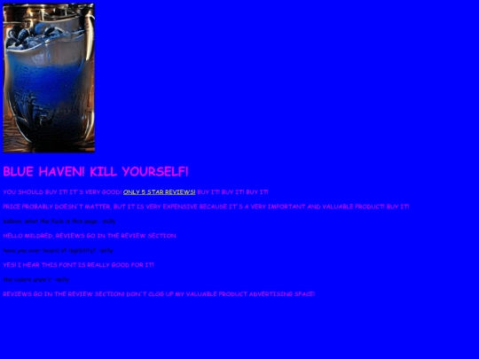 BLUEHAVEN screenshot