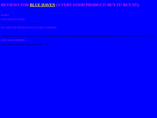 reviews screenshot