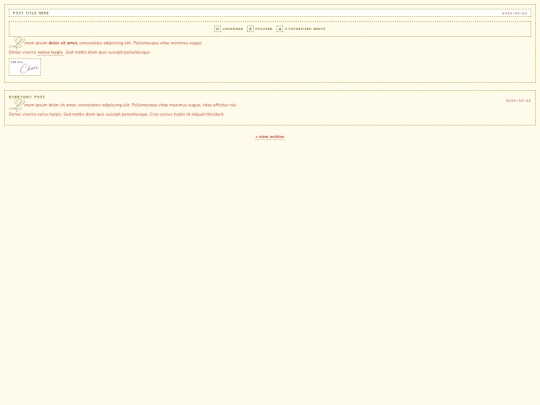 pages/blog screenshot