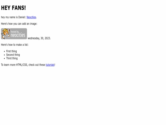 index screenshot