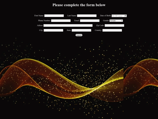 form screenshot
