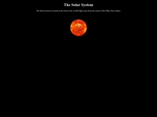 q2/2solarsystem screenshot