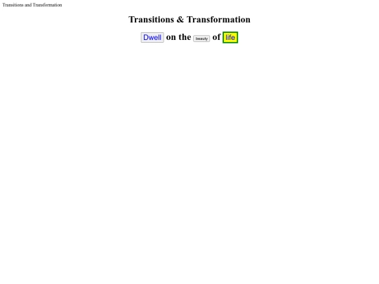transitions screenshot