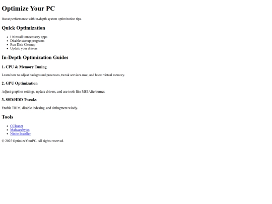 index screenshot