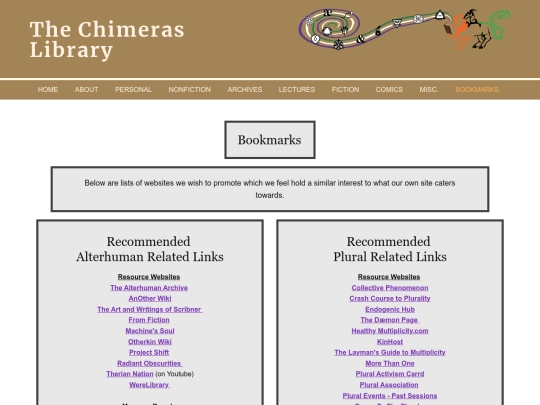 Bookmarks screenshot