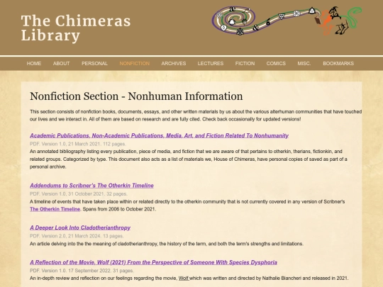Nonfiction-Articles screenshot