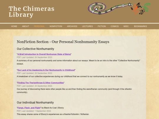Nonhuman-Essays screenshot