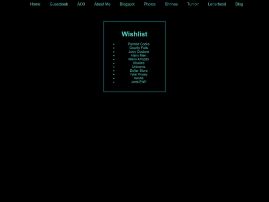 fanlistingwishlist screenshot