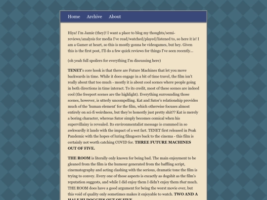 posts/2023-03-12-First-Post screenshot