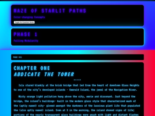 mazeofstarlitpaths screenshot