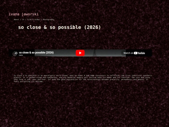 socloseandsopossible screenshot