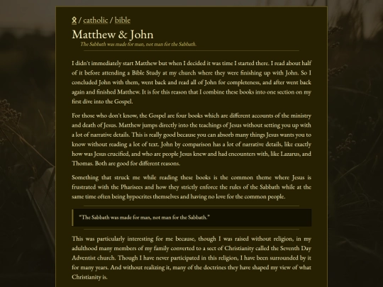 catholic/bible/matthew-john screenshot