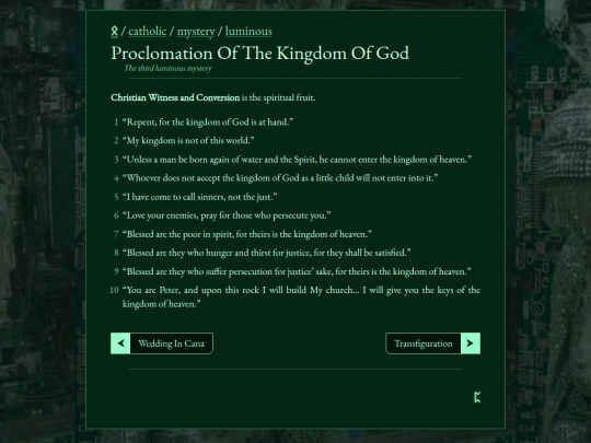 catholic/mystery/luminous/proclomation-of-the-kingdom-of-god screenshot