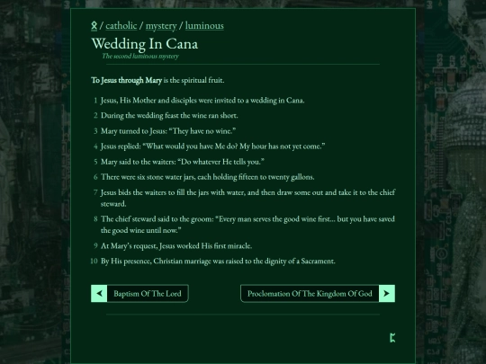 catholic/mystery/luminous/wedding-in-cana screenshot