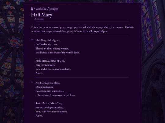 catholic/prayer/hail-mary screenshot