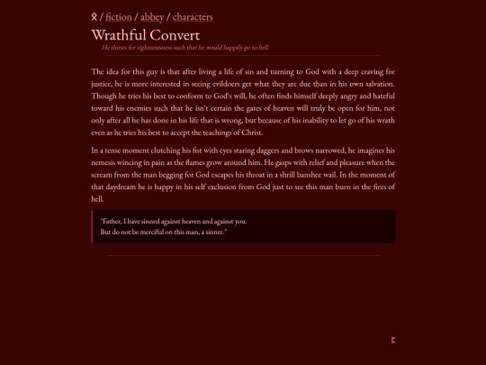 fiction/abbey/characters/wrathful-convert screenshot